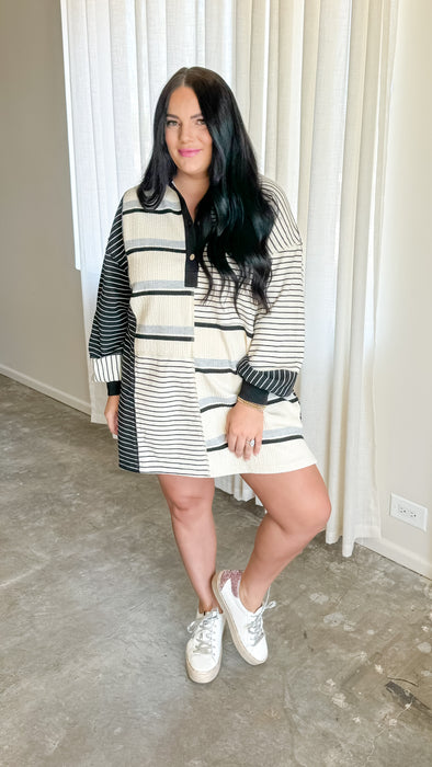 AMANDA'S FAVORITE CASUAL STRIPE DRESS